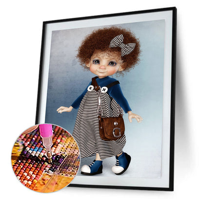 Cartoon Doll - Full Round Drill Diamond Painting 30*40CM