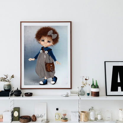 Cartoon Doll - Full Round Drill Diamond Painting 30*40CM