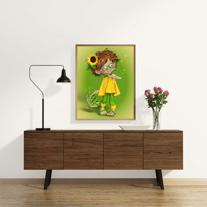 Cartoon Doll - Full Round Drill Diamond Painting 30*40CM