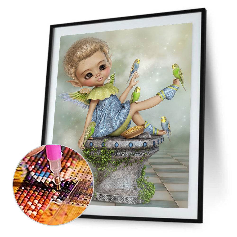 Cartoon Doll - Full Round Drill Diamond Painting 30*40CM