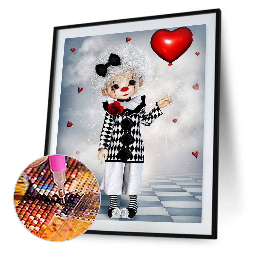 Cartoon Doll - Full Round Drill Diamond Painting 30*40CM