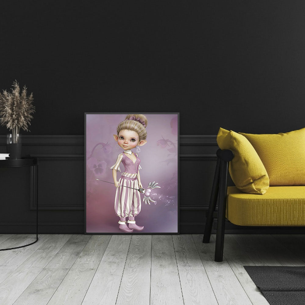 Cartoon Doll - Full Round Drill Diamond Painting 30*40CM