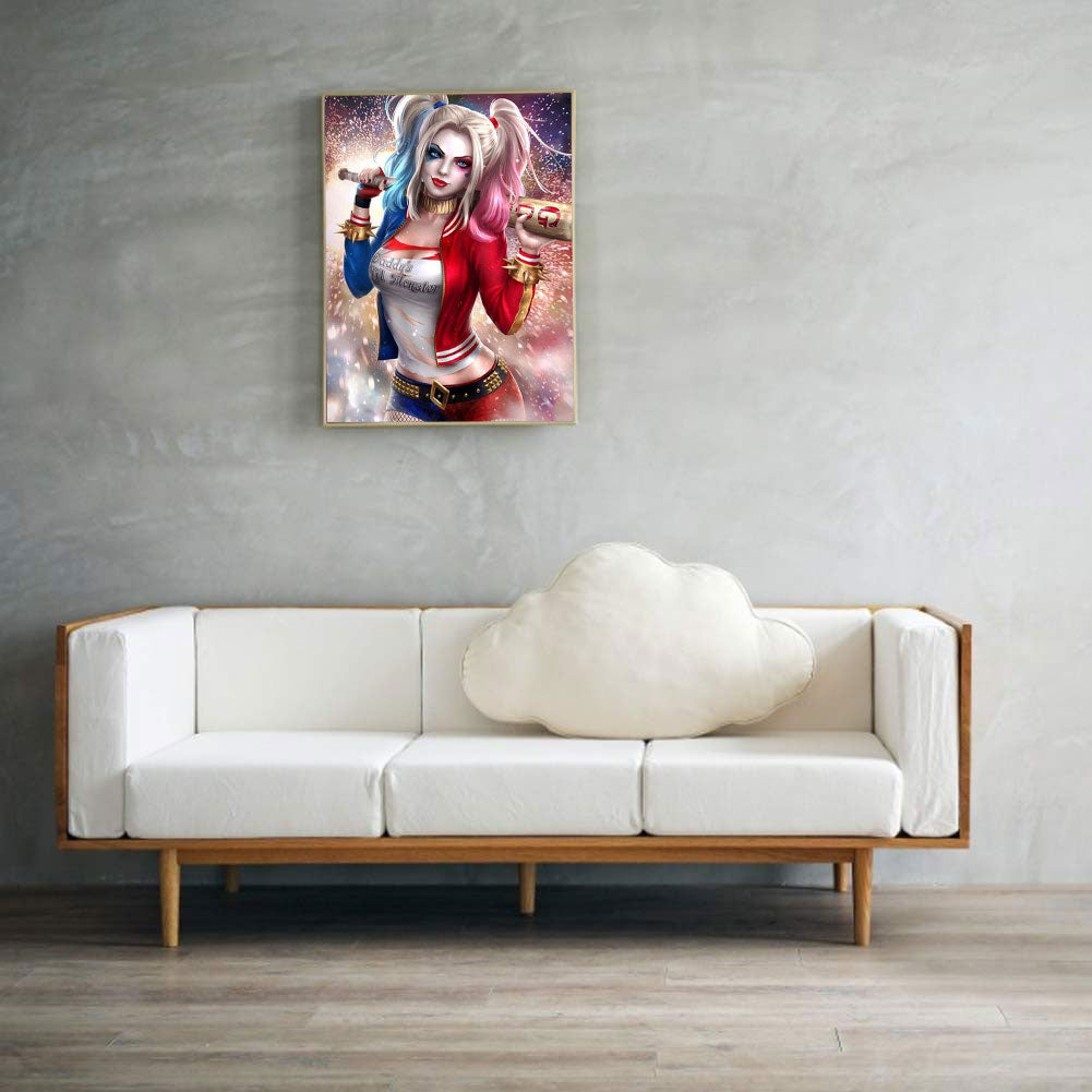 Harley Quinn - Full Round Drill Diamond Painting 40*50CM