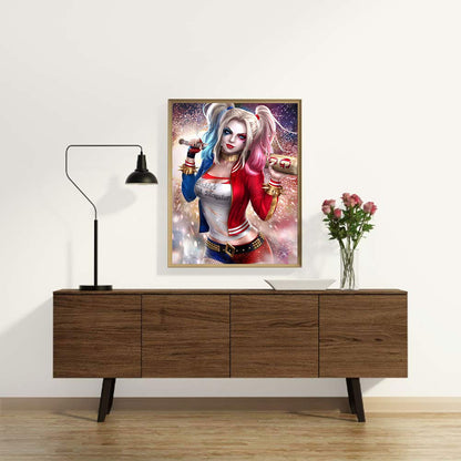 Harley Quinn - Full Round Drill Diamond Painting 40*50CM