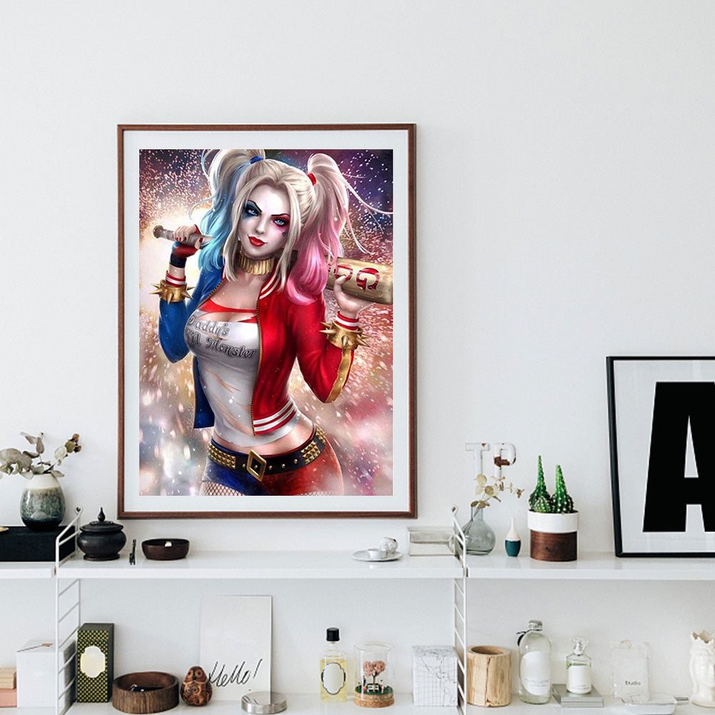 Harley Quinn - Full Round Drill Diamond Painting 40*50CM