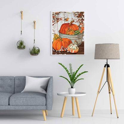 Pumpkin Kapok - Full Square Drill Diamond Painting 40*50CM