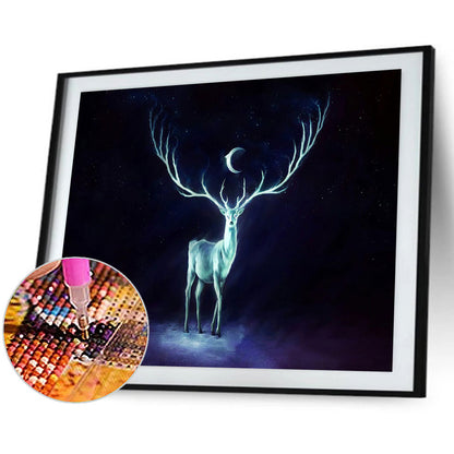 Elk - Full Round Drill Diamond Painting 40*30CM
