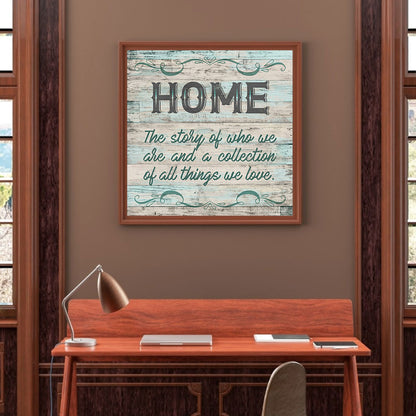 English Calligraphy And Painting - Full Round Drill Diamond Painting 40*40CM