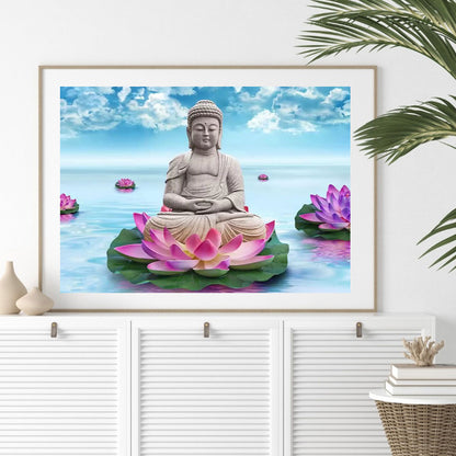 Buddha - Full Round Drill Diamond Painting 40*30CM