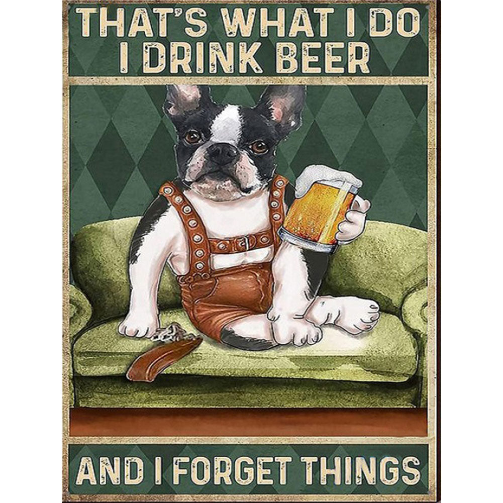 Dog - Full Round Drill Diamond Painting 30*40CM