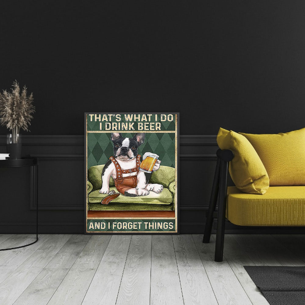 Dog - Full Round Drill Diamond Painting 30*40CM