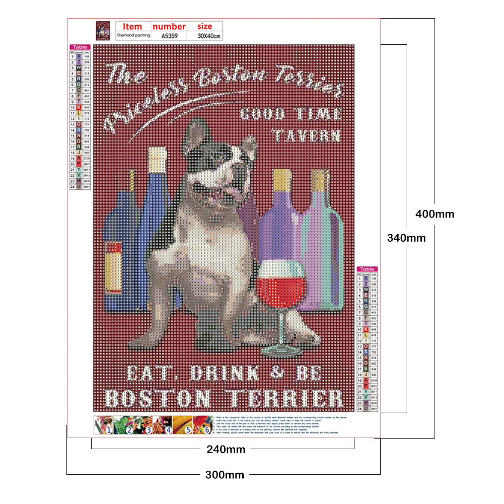 Dog - Full Round Drill Diamond Painting 30*40CM