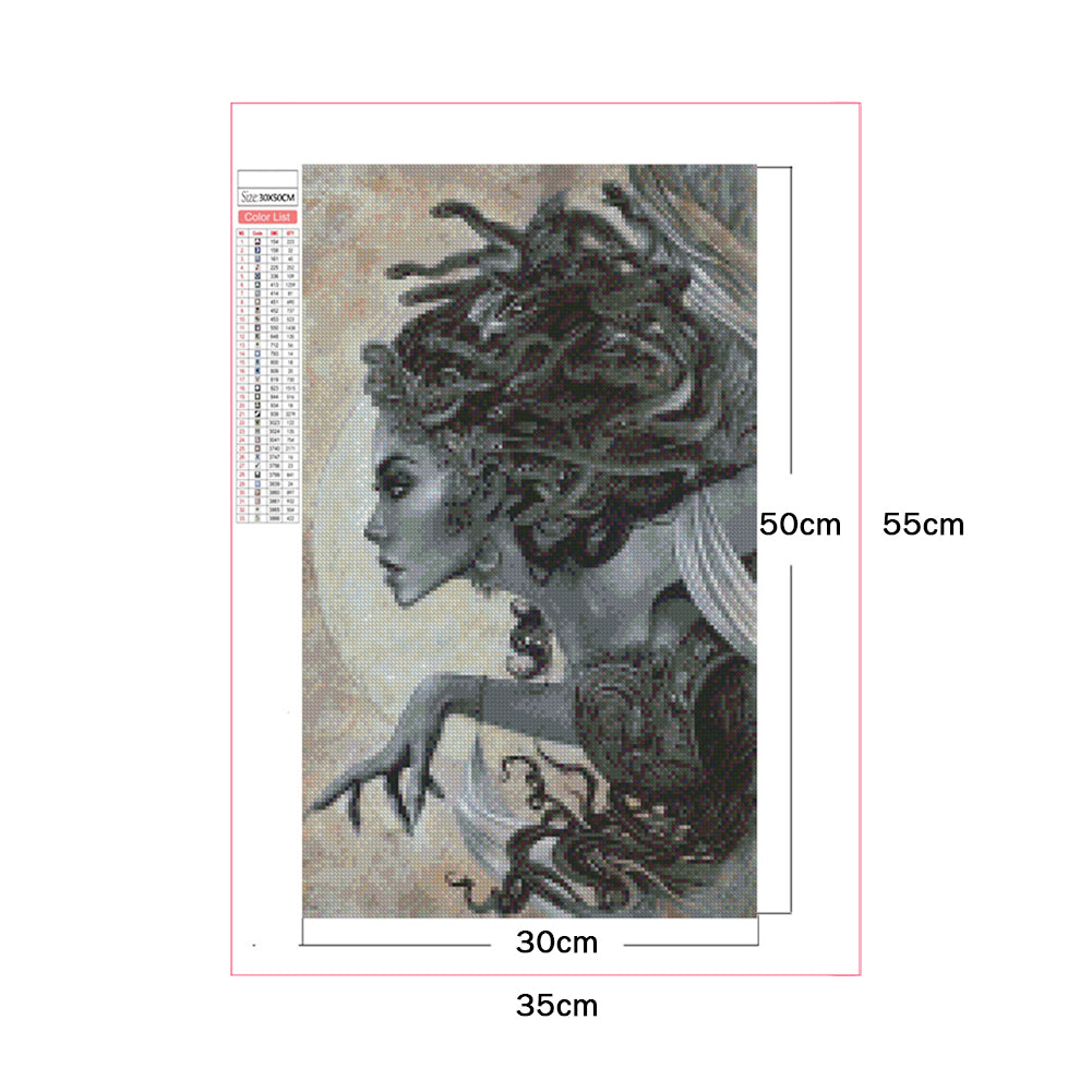 Medusa - Full Square Drill Diamond Painting 30*50CM