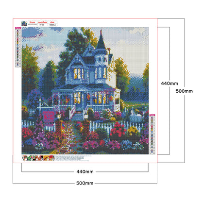 Castle - Full Square Drill Diamond Painting 50*50CM