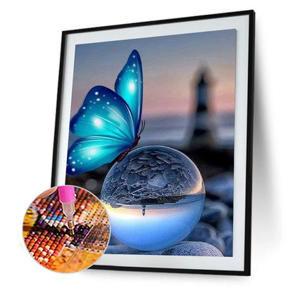 Butterfly - Full Round Drill Diamond Painting 30*40CM