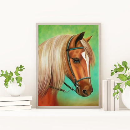 Horse - Full Round Drill Diamond Painting 30*40CM