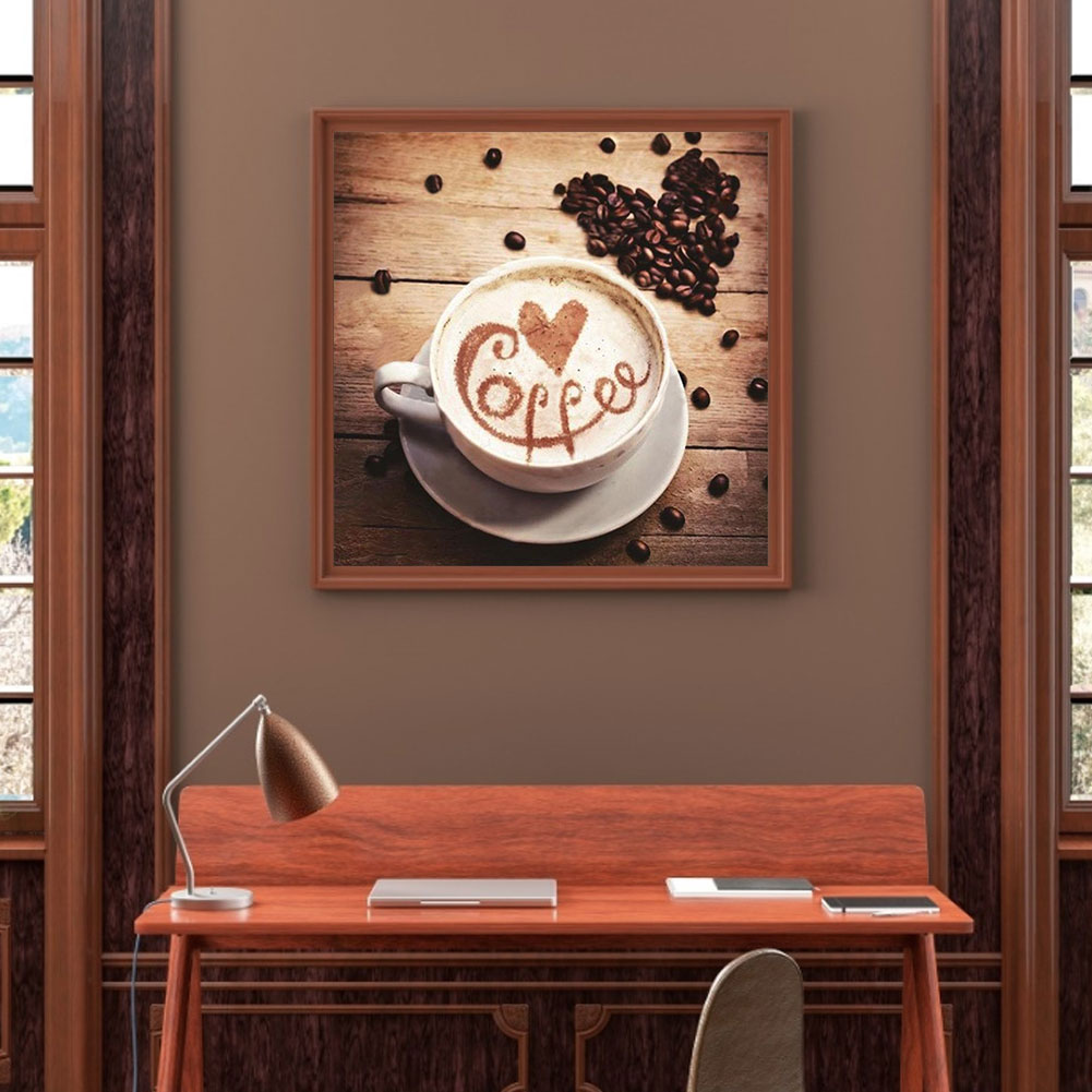 Coffee Cup - Full Round Drill Diamond Painting 30*30CM