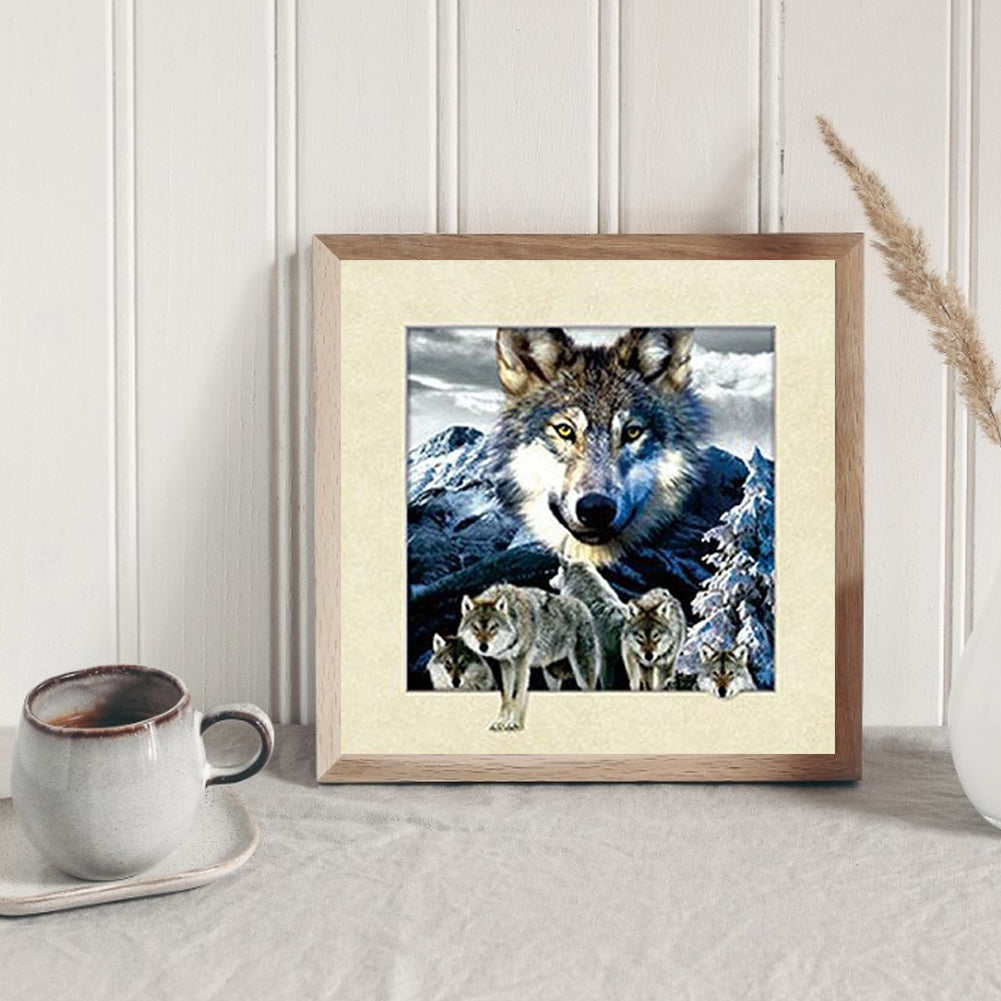 Wolf - Full Round Drill Diamond Painting 30*30CM