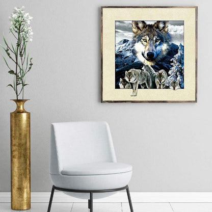Wolf - Full Round Drill Diamond Painting 30*30CM