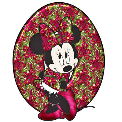 Mickey Mouse Letter O - Full Round Drill Diamond Painting 30*30CM