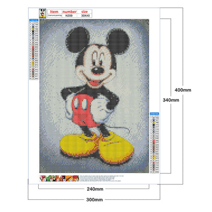 Disney Mickey - Full Square Drill Diamond Painting 30*40CM