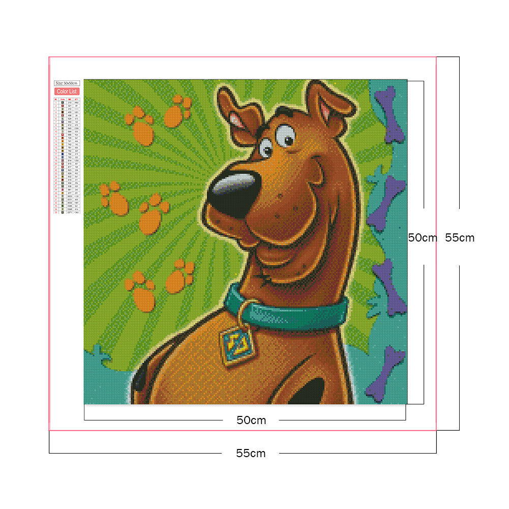 Scooby Doo - Full Square Drill Diamond Painting 50*50CM