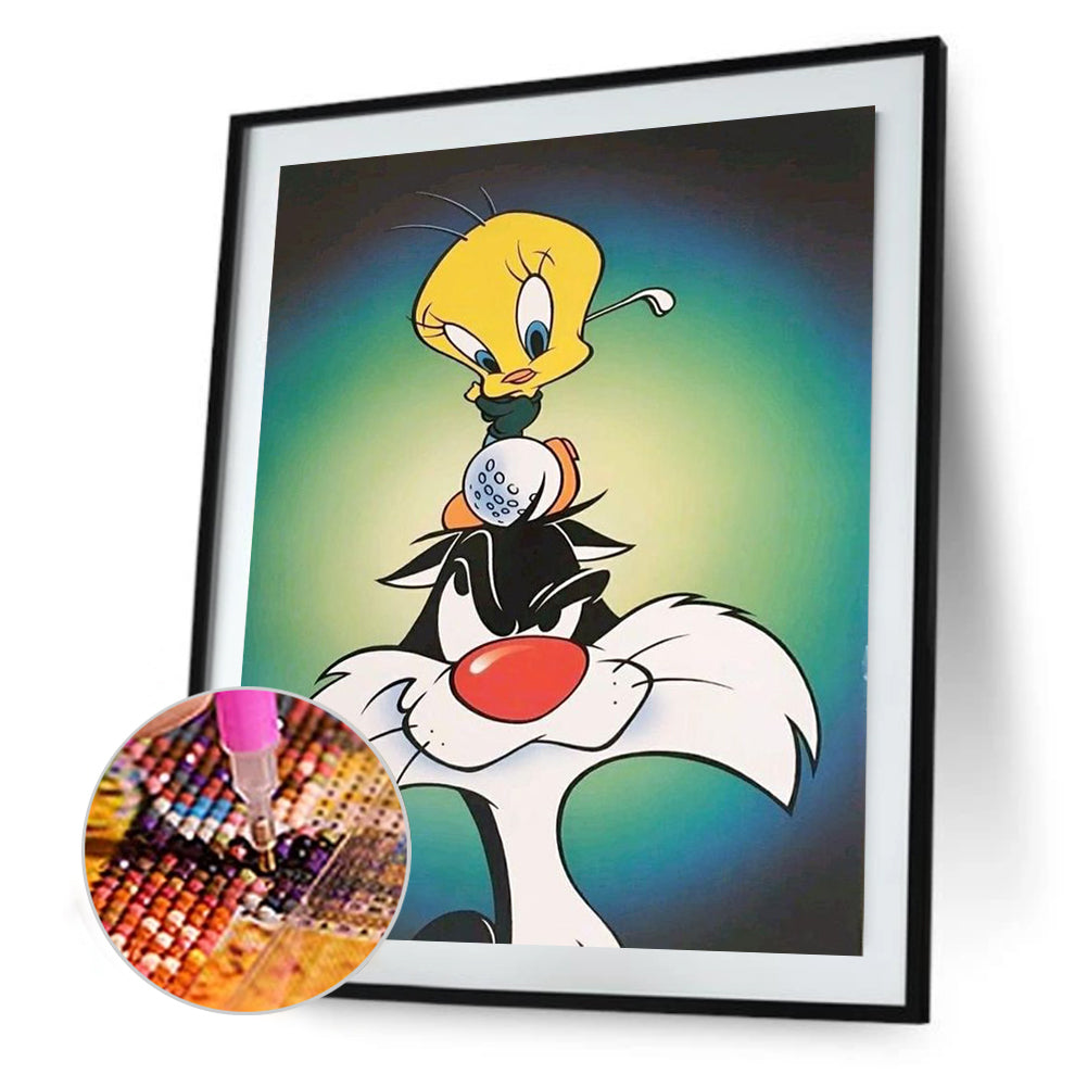 Little Yellow Duck - Full Round Drill Diamond Painting 30*40CM