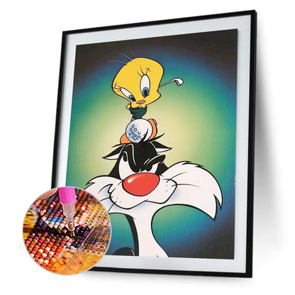 Little Yellow Duck - Full Round Drill Diamond Painting 30*40CM