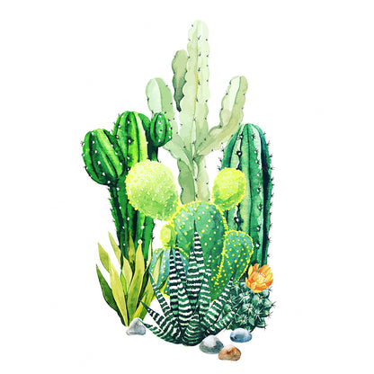 Cactus - Full Round Drill Diamond Painting 30*40CM