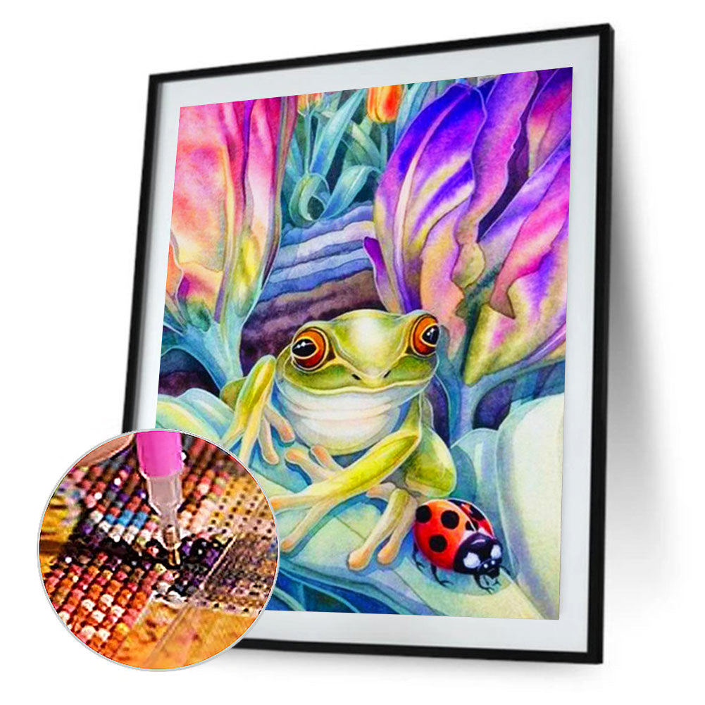 Frog - Full Round Drill Diamond Painting 30*40CM