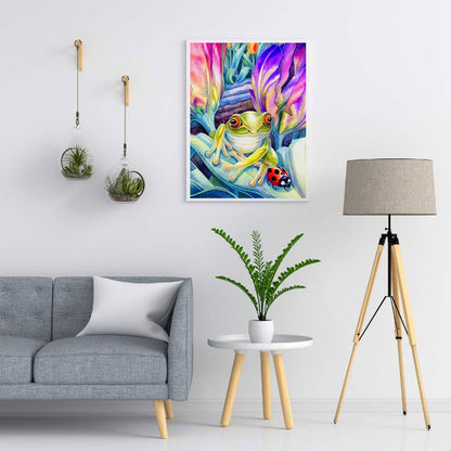 Frog - Full Round Drill Diamond Painting 30*40CM