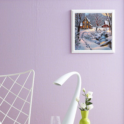 Houses - Full Round Drill Diamond Painting 40*40CM