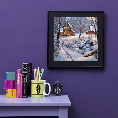 Houses - Full Round Drill Diamond Painting 40*40CM