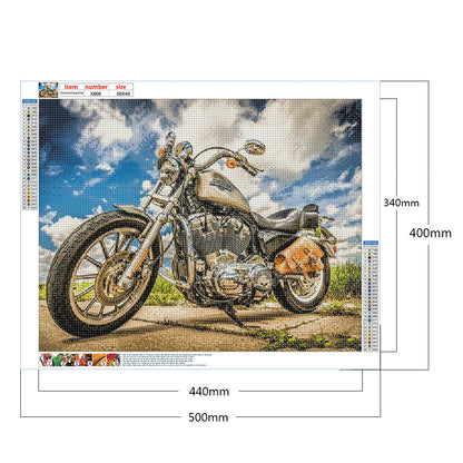 Motorcycle - Full Round Drill Diamond Painting 50*40CM