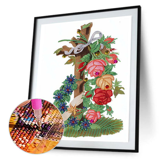 Cross - Special Shaped Drill Diamond Paiting 30*40CM