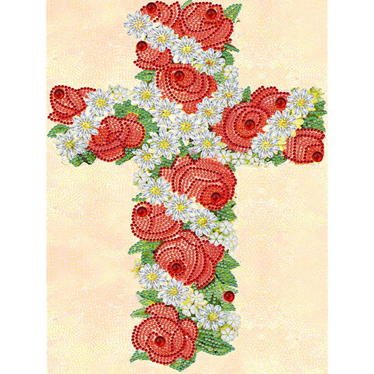 Cross - Special Shaped Drill Diamond Paiting 30*40CM