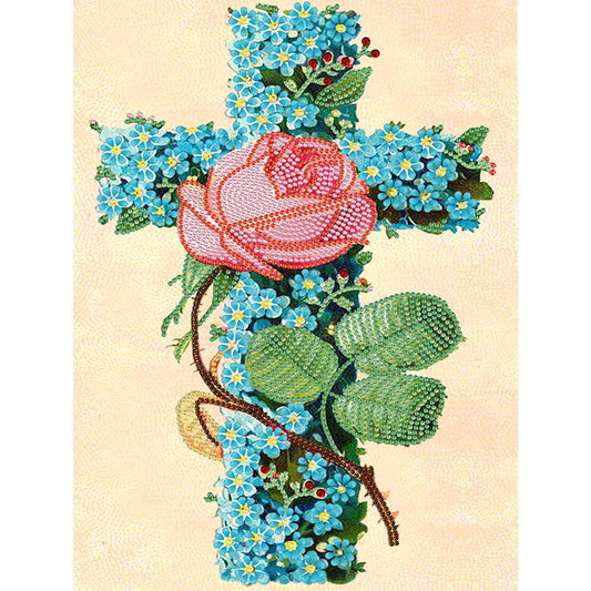 Cross - Special Shaped Drill Diamond Paiting 30*40CM