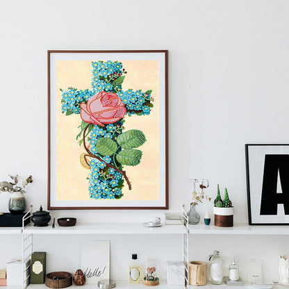 Cross - Special Shaped Drill Diamond Paiting 30*40CM