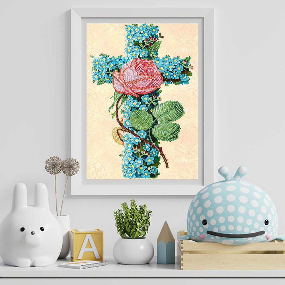 Cross - Special Shaped Drill Diamond Paiting 30*40CM