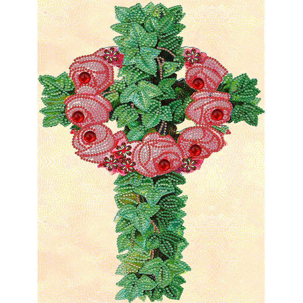 Cross - Special Shaped Drill Diamond Paiting 30*40CM