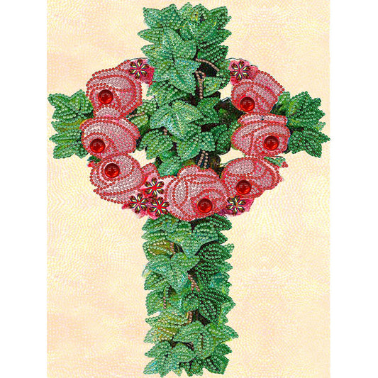 Cross - Special Shaped Drill Diamond Paiting 30*40CM