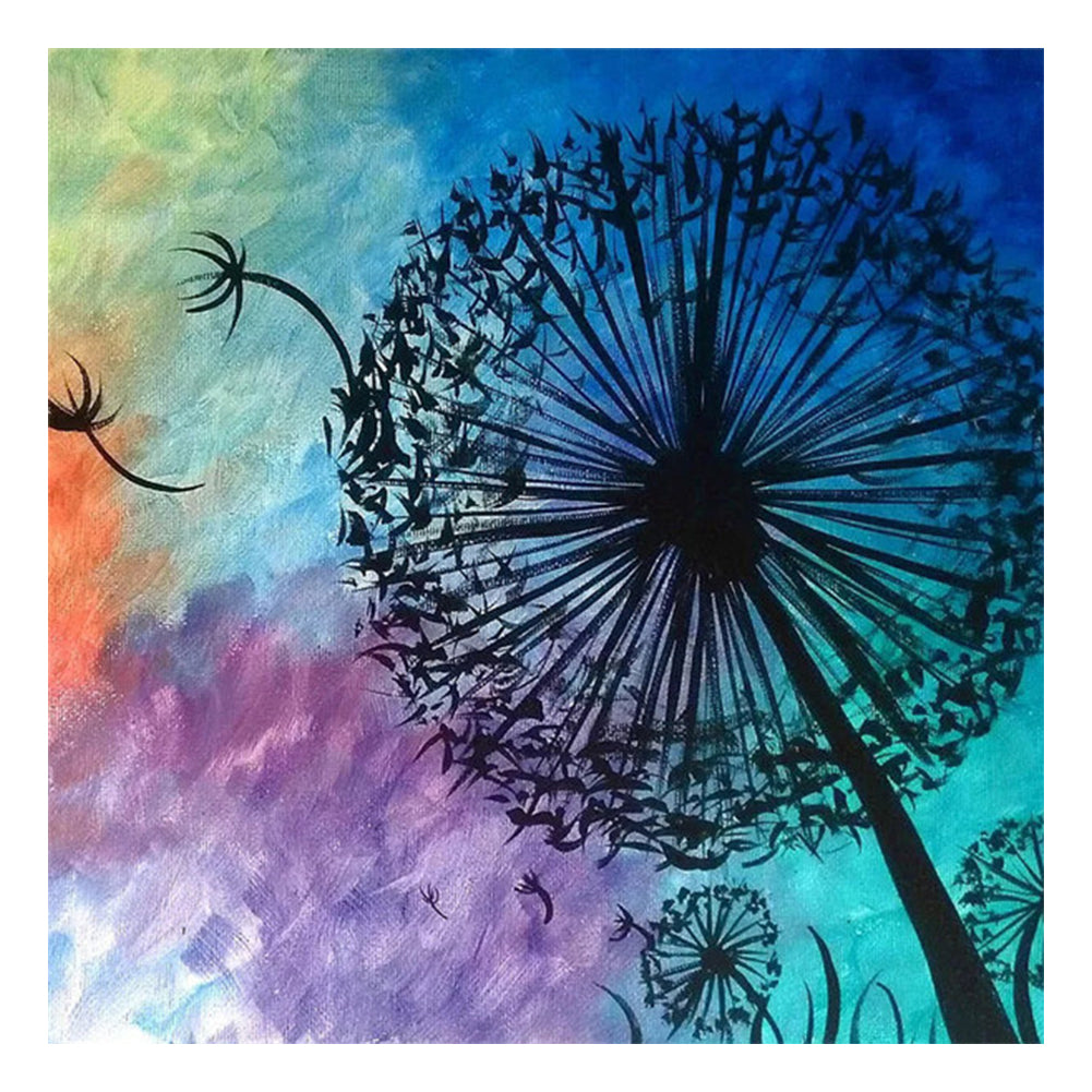 Dandelion - Full Square Drill Diamond Painting 40*40CM