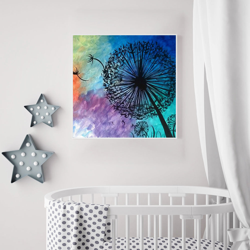 Dandelion - Full Square Drill Diamond Painting 40*40CM