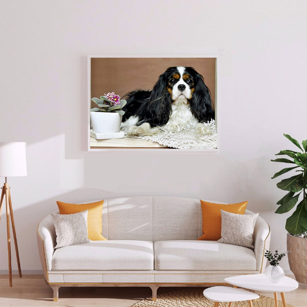 Dog - Full Round Drill Diamond Painting 40*30CM