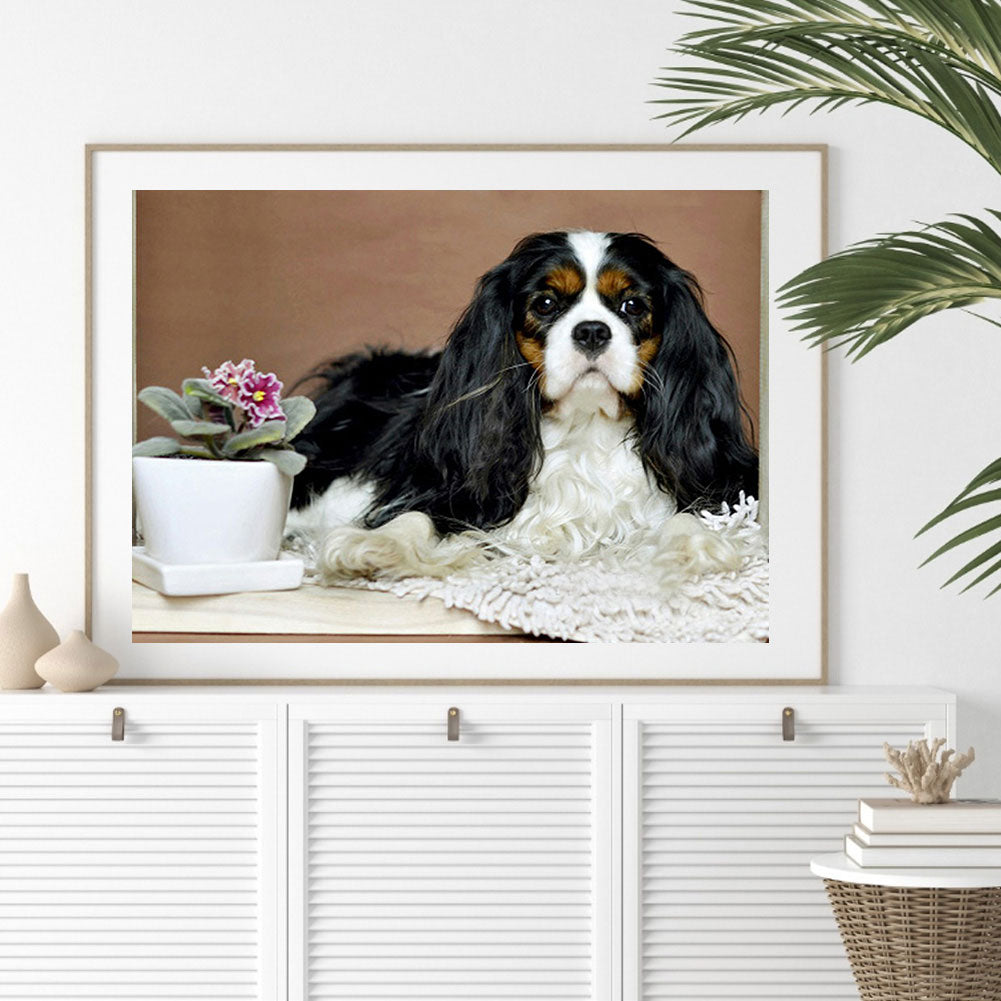 Dog - Full Round Drill Diamond Painting 40*30CM