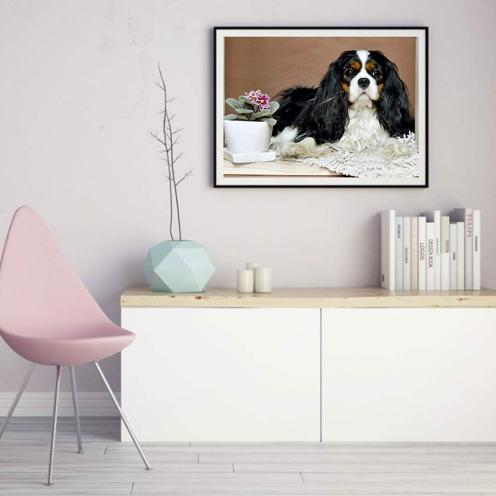 Dog - Full Round Drill Diamond Painting 40*30CM