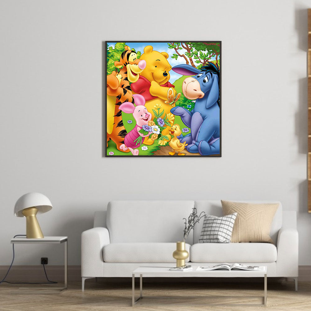 Winnie The Pooh - Full Round Drill Diamond Painting 40*40CM