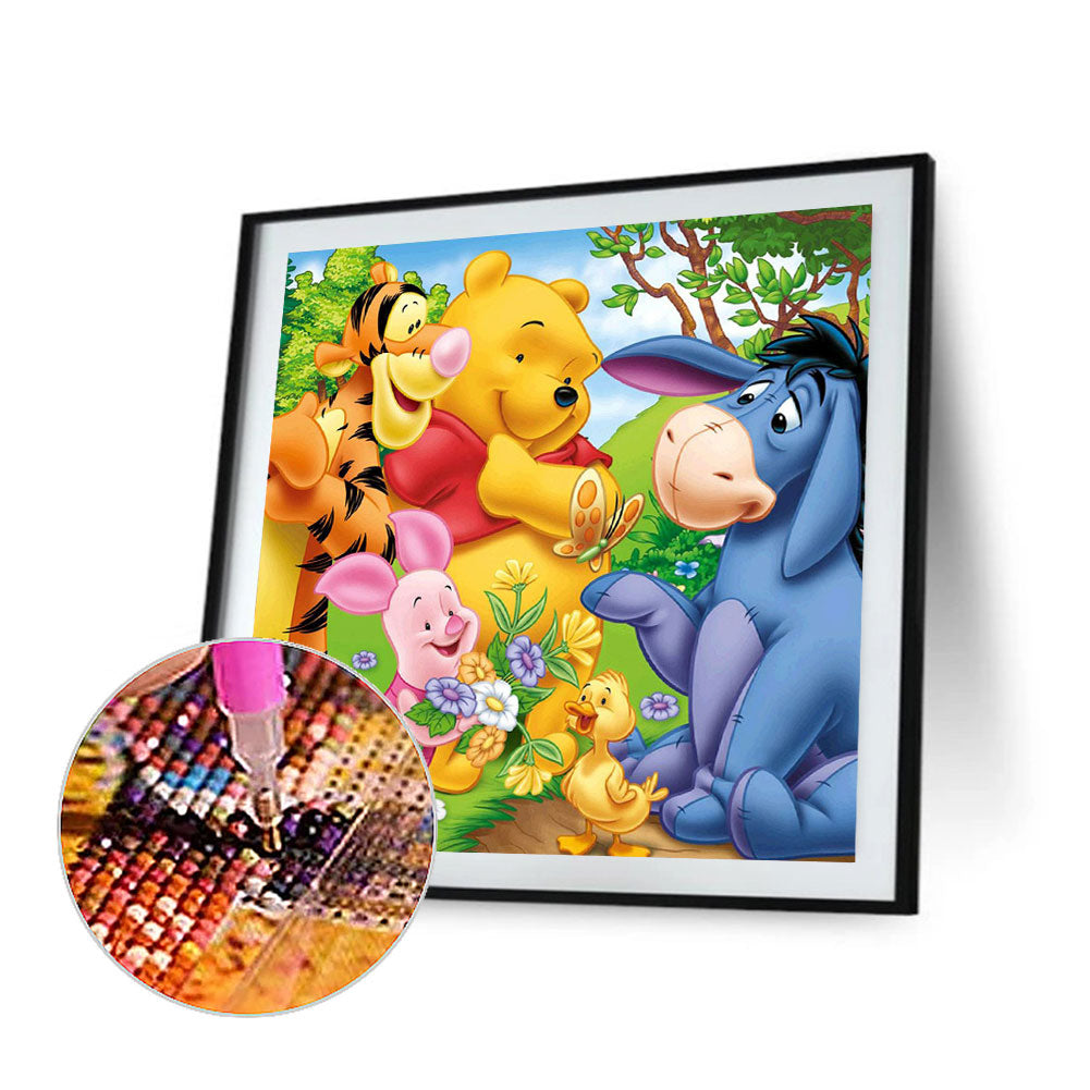 Winnie The Pooh - Full Round Drill Diamond Painting 40*40CM