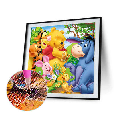 Winnie The Pooh - Full Round Drill Diamond Painting 40*40CM