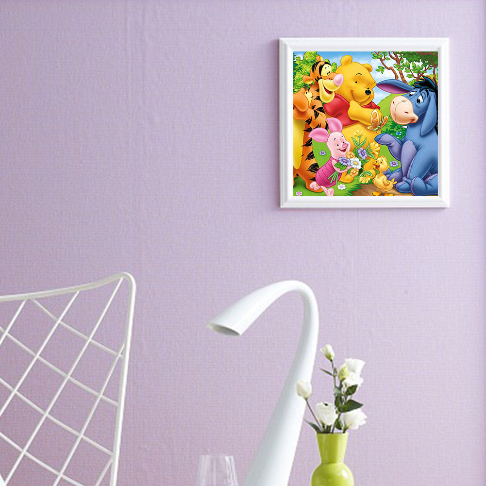 Winnie The Pooh - Full Round Drill Diamond Painting 40*40CM